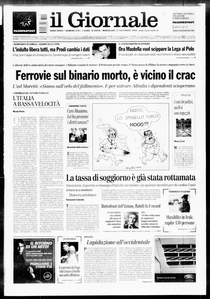 Il giornale : quotidiano del mattino